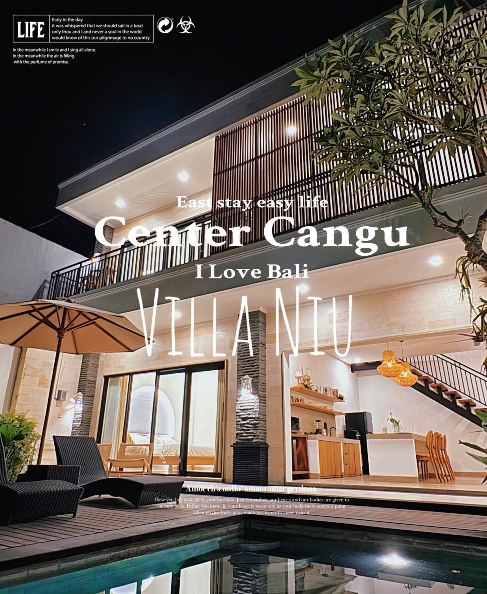 Villa Niu Center Canggu - Fattylion 외부 사진