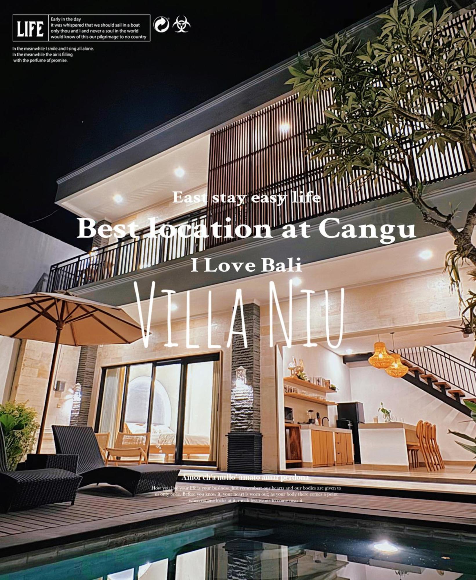 Villa Niu Center Canggu - Fattylion 외부 사진